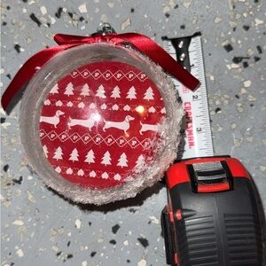 PINK Victoria's Secret Red Holiday Ornament